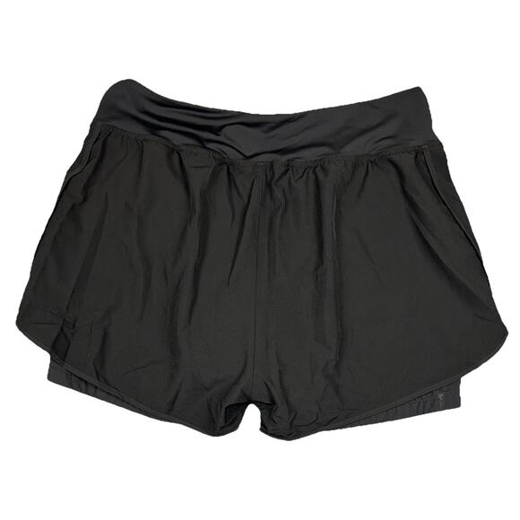 BIKEWA Men’s XXL Black 2-in-1 Padded Cycling Shorts with Zipper Pockets & Liner - Picture 2 of 9